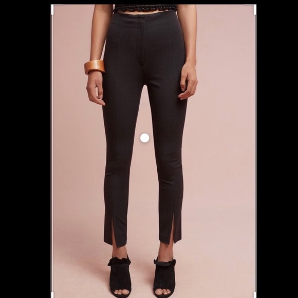 high rise skinny work pants